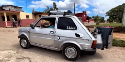 Кубинец подкара Полски Фиат на въглища